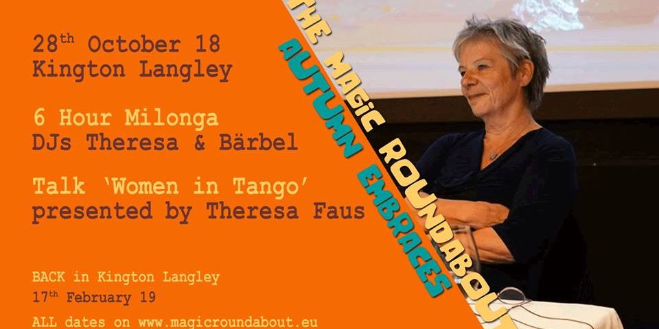Magic Roundabout Flyer with Theresa Faus 28th October 2018.